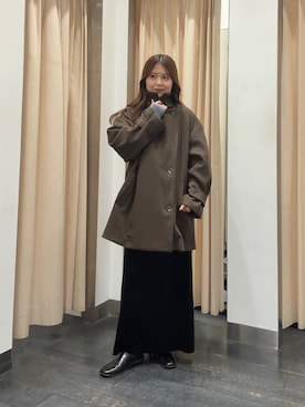 「アイテム（その他アウター）」を使った、r i n k o さん（レディース・159cm）の秋コーディネート