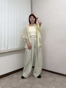 「KBF（ケイビーエフ）のアイテム（シューズ）」を使った、r i n k o さん（レディース・159cm）の春コーディネート
