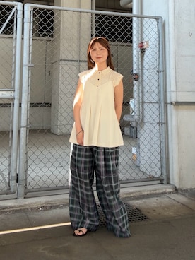 「KBF（ケイビーエフ）のアイテム（アクセサリー）」を使った、r i n k o さん（レディース・159cm）の夏コーディネート