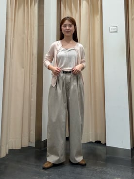 「KBF（ケイビーエフ）のアイテム（その他シューズ）」を使った、r i n k o さん（レディース・159cm）の秋コーディネート