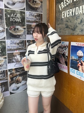 「アイテム（セットアップ）」を使った、ayucham06さん（レディース・158cm）の秋コーディネート