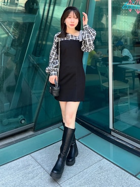 「アイテム（ワンピース）」を使った、ayucham06さん（レディース・158cm）の夏コーディネート