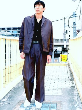 ドラエモさん（メンズ・182cm）の冬コーディネート