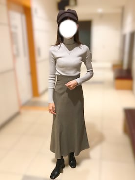 「COCO DEAL（ココディール）のアイテム」を使った、lemayuさん（レディース・156cm）の秋コーディネート