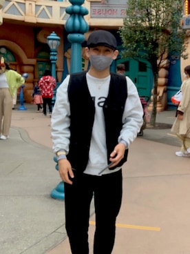 「MELLOW（メロー）のアイテム」を使った、shotaさん（メンズ・173cm）の春コーディネート