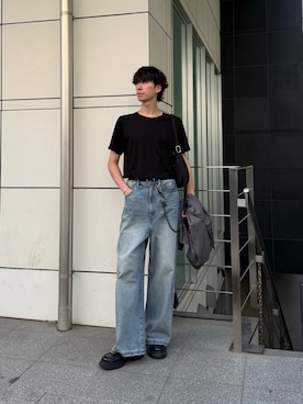 「アイテム（財布/小物）」を使った、ますだ　みつきさん（メンズ・181cm）の夏コーディネート