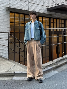 「アイテム（財布/小物）」を使った、ますだ　みつきさん（メンズ・181cm）の夏コーディネート