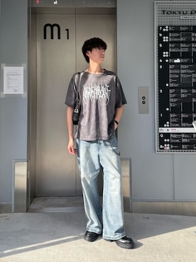 「アイテム（財布/小物）」を使った、ますだ　みつきさん（メンズ・181cm）の夏コーディネート
