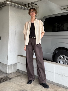 ますだ みつきさん(メンズ・181cm)の夏コーディネート