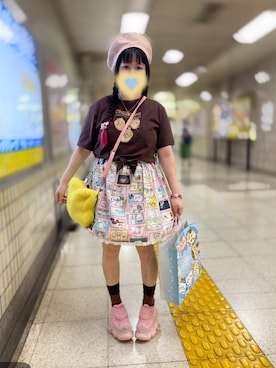 「Handmade（ハンドメイド）のアイテム」を使った、あかねさん（レディース・147cm）の夏コーディネート