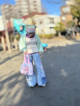 「ファンシー」｜あかねさん（レディース・147cm）の冬コーディネート