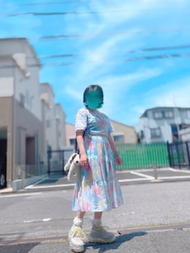 「美容室」｜あかねさん（レディース・147cm）の春コーディネート