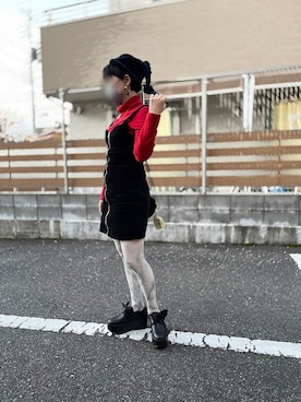 「アイテム（タイツ/ストッキング）」を使った、あかねさん（レディース・147cm）の秋コーディネート