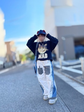 「T&C（タウン＆カントリー）のアイテム」を使った、あかねさん（レディース・147cm）の秋コーディネート