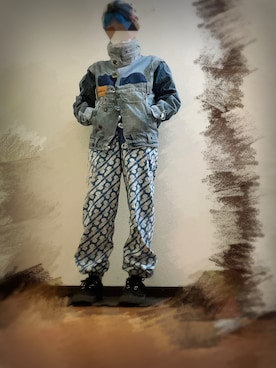 「Desigual（デシグアル）のアイテム（ジャケット/アウター）」を使った、あかねさん（レディース・147cm）の春コーディネート
