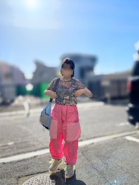 「T&C（タウン＆カントリー）のアイテム」を使った、あかねさん（レディース・147cm）の春コーディネート