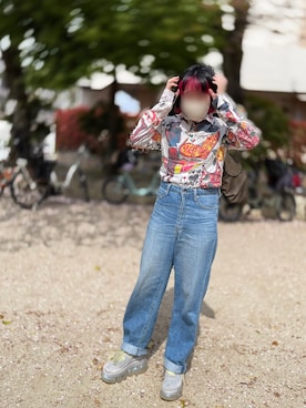 「Desigual（デシグアル）のアイテム（トップス）」を使った、あかねさん（レディース・147cm）の春コーディネート