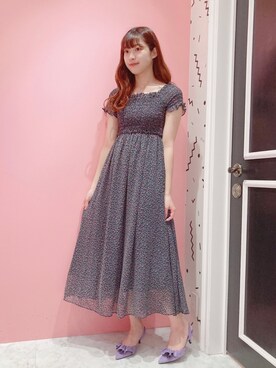 ワンピースを使った オフショルダー のレディース人気ファッションコーディネート Wear