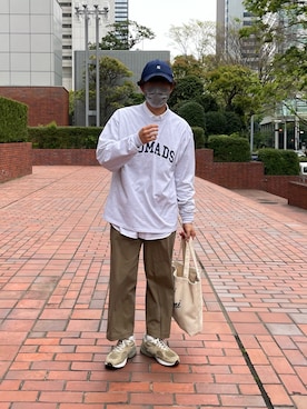 「y/m by MARSEE（イムバイマーシー）のアイテム」を使った、Renさん（メンズ・172cm）の春コーディネート