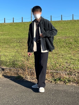 「nowm（ノウム）のアイテム（ジャケット/アウター）」を使った、Renさん（メンズ・172cm）の冬コーディネート