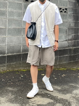 無印良品 ムジルシリョウヒン のベストを使ったメンズ人気ファッションコーディネート Wear