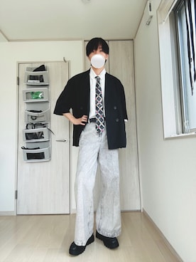 「アイテム（アクセサリー）」を使った、Taaさん（メンズ・185cm）の夏コーディネート
