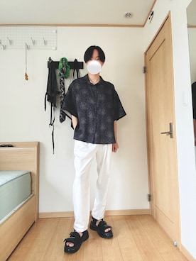 「アイテム（シューズ）」を使った、Taaさん（メンズ・185cm）の夏コーディネート