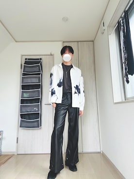 「アイテム（トップス）」を使った、Taaさん（メンズ・185cm）の秋コーディネート