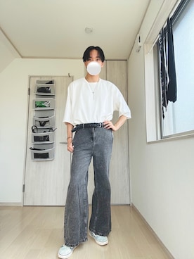 「アイテム（シューズ）」を使った、Taaさん（メンズ・185cm）の夏コーディネート