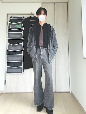 「アイテム（フォーマルスーツ/小物）」を使った、Taaさん（メンズ・185cm・20代）の秋コーディネート