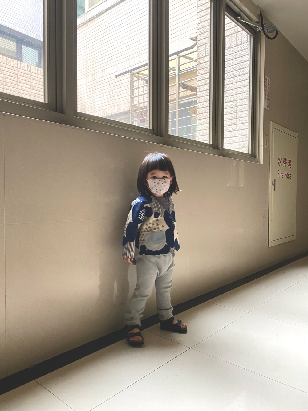 「babyboy、yuzuootd」｜「手作のアイテム（テーラードジャケット、その他）」を使った、Yuzuさん（キッズ・90cm）の秋コーディネートの1枚目の写真