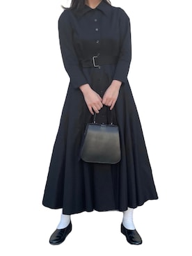 「CLANE（クラネ）のアイテム（ローファー）」を使った、さんかく。さん（レディース・164cm）の秋コーディネート