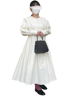 「CLANE（クラネ）のアイテム（ローファー）」を使った、さんかく。さん（レディース・164cm）の春コーディネート