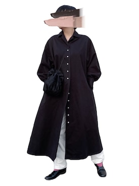 「CLANE（クラネ）のアイテム（ローファー）」を使った、さんかく。さん（レディース・164cm）の春コーディネート