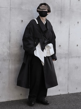 「Kagari Yusuke（カガリユウスケ）のアイテム（バッグ）」を使った、cloomeさん（メンズ・164cm）の秋コーディネート