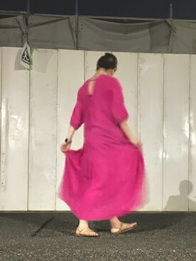 「ROSE BUD（ローズバッド）のアイテム（ワンピース、ピンク系）」を使った、yurinchii0803さん（レディース・155cm）の秋コーディネート