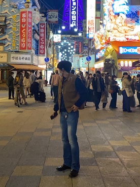 「アイテム（その他シューズ）」を使った、まおさん（メンズ・172cm・10代）の秋コーディネート