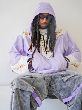 「KAPITAL（キャピタル）のアイテム」を使った、smidrinさん（メンズ・198cm）の春コーディネート