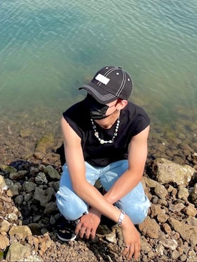 「hat」｜ILLEDIT JAPANさん（メンズ・178cm）の冬コーディネート