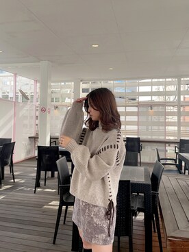 AYU KAMEIさん（レディース・158cm）の冬コーディネート