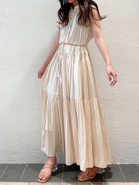 「ダズリン」｜「アイテム（ブルゾン）」を使った、AYU KAMEIさん（レディース・158cm）の春コーディネート