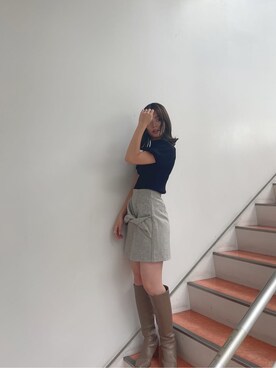 AYU KAMEIさん（レディース・158cm）の秋コーディネート