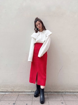 AYU KAMEIさん(レディース・158cm)の冬コーディネート