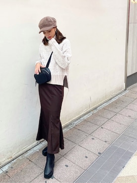 AYU KAMEIさん（レディース・158cm）の秋コーディネート