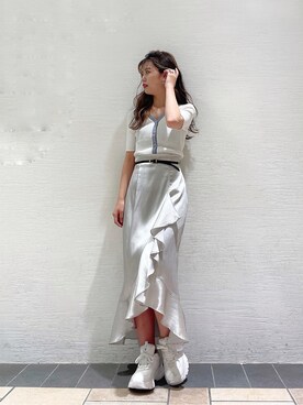 AYU KAMEIさん（レディース・158cm）の春コーディネート