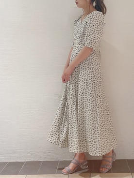 「ダズリン」｜「アイテム（ブルゾン）」を使った、AYU KAMEIさん（レディース・158cm）の春コーディネート