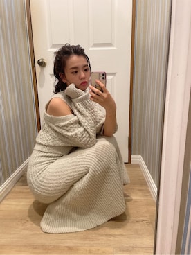 「消えそうな色コーデ」｜「アイテム（ワンピース/ドレス）」を使った、AYU KAMEIさん（レディース・158cm）の夏コーディネート