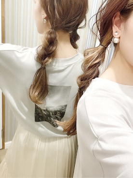 AYU KAMEIさん（レディース・158cm）の春コーディネート