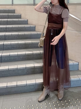 AYU KAMEIさん(レディース・158cm)の夏コーディネート