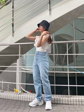 AYU KAMEIさん（レディース・158cm）の夏コーディネート